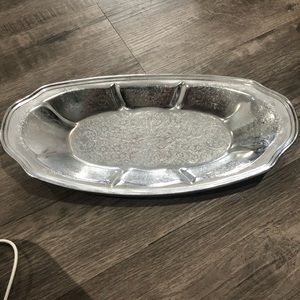 Silver catch all tray